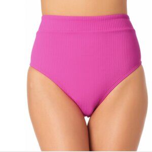 California Waves Junior S High Waist Bikini Bottoms Swimsuit Purple Size Small